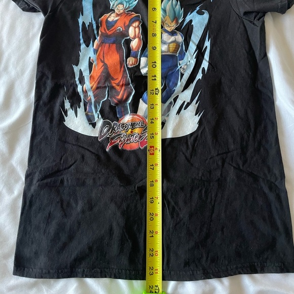 Dragon Ball Fighter Z Goku and Vegeta Men's Black Graphic Shirt Mens Size S - Picture 5 of 6